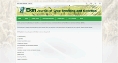 Desktop Screenshot of ekinjournal.com
